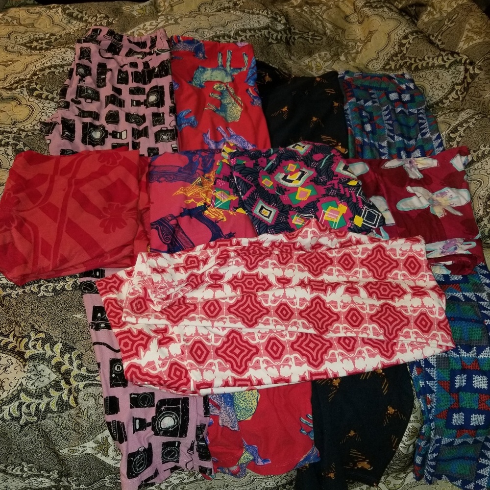 LulaRoe TC Bundle *cameras* *Valentine's* *deer*